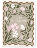 Painted florals Individual Mother's Day Greeting Cards