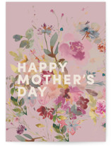 flowers flowers Individual Mother's Day Greeting Cards