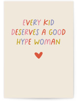 Hype Woman Individual Mother's Day Greeting Cards
