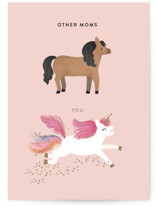 Unicorn Mom Individual Mother's Day Greeting Cards