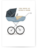 Mom Rocks Individual Mother's Day Greeting Cards