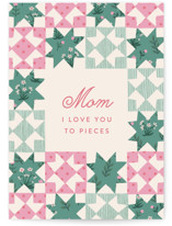 Quilted Individual Mother's Day Greeting Cards