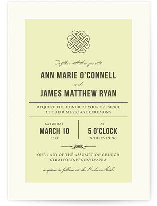 Wedding Invitations Vintage Celtic Knot Wedding Invitations