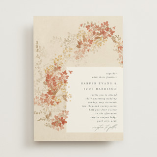Falling Foliage Wedding Invitations