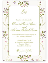Wild Berry Watercolor Wedding Invitations
