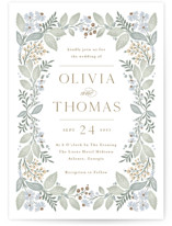 Wild Flora Wedding Invitations