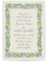 Amalfi Coast Wedding Wedding Invitations