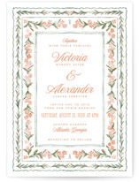 Vintage Sketched Wedding Invitations