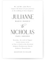 Bold Elegance Wedding Invitations