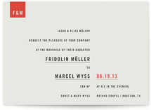 Modern Wedding Invitations