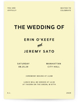 Courthouse Wedding Invitations