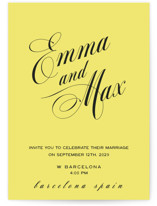 In Lights Wedding Invitations