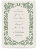 Embroidered Wedding Invitations