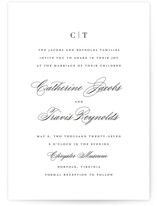 Classically Elegant Wedding Invitations