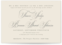 Wonderful Tonight Wedding Invitations