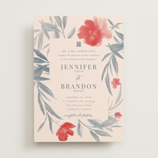Orient Garden Wedding Invitations