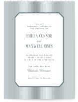 Modern Stripes Wedding Invitations