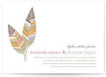 Spirit Feathers Wedding Invitations