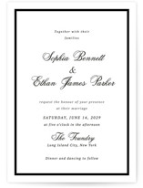 Chic Union Wedding Invitations