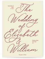 Elizabeth Wedding Invitations