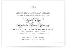 Charming Go Lightly Wedding Invitations