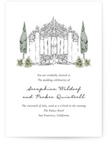 Hand illustrated Garden Gate