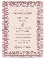 Embroidered Wedding Invitations