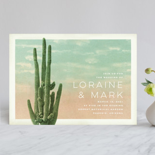 Postcard from the Desert Wedding Invitations
