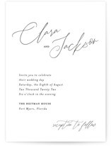 Bare Wedding Invitations