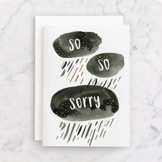 So So Sorry Individual Sympathy Greeting Cards