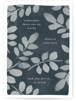 Only Love Individual Sympathy Greeting Cards