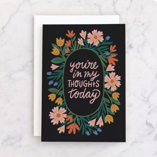 sympathy flowers Individual Sympathy Greeting Cards