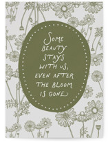 Vintage Blooms Individual Sympathy Greeting Cards