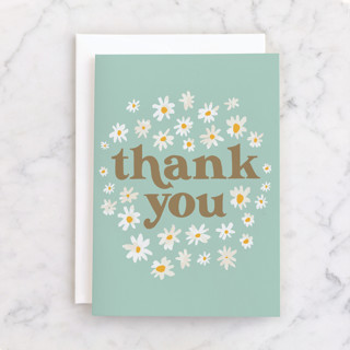 Sweet Daisy Individual Thank You Greeting Cards