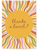 Thanks a Bunch Sunshine Individual Thank You Greeting Cards
