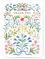 Folksy TY Individual Thank You Greeting Cards