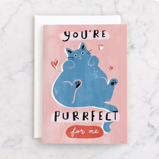 You're Purrfect Individual Valentine's Day Greeting Cards