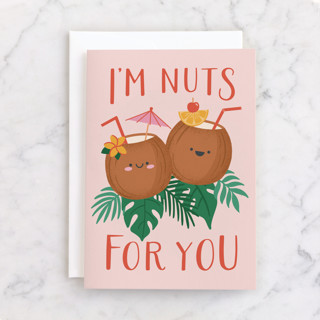 Coco-nuts for you Individual Valentine's Day Greeting Cards