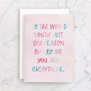 Everything To Me Individual Valentine's Day Greeting Cards
