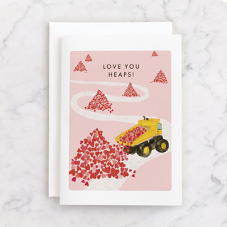 Love You Heaps Individual Valentine's Day Greeting Cards