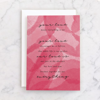 Love Is Everything Individual Valentine's Day Greeting Cards