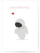 Love detected Individual Valentine's Day Greeting Cards