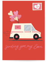 Sending Love Individual Valentine's Day Greeting Cards