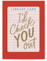 I'd Check You Out Individual Valentine's Day Greeting Cards