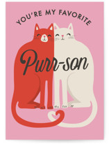 My Favorite Purrson Individual Valentine's Day Greeting Cards