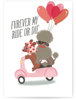 Furever my Ride-or-Die Individual Valentine's Day Greeting Cards
