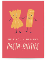 All the Pasta-bilities Individual Valentine's Day Greeting Cards