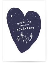 My Favorite Adventure Individual Valentine's Day Greeting Cards