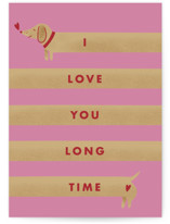 Long Individual Valentine's Day Greeting Cards
