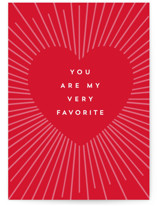 Heartburst Individual Valentine's Day Greeting Cards